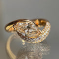 1.92ct CHAMPAGNE-YELLOW Lab Grown Diamond Marquise Rapture Ring